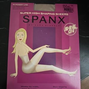 Spanx Super High Shaping Sheers Size B - New